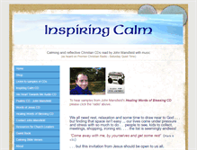 Tablet Screenshot of inspiringcalm.com